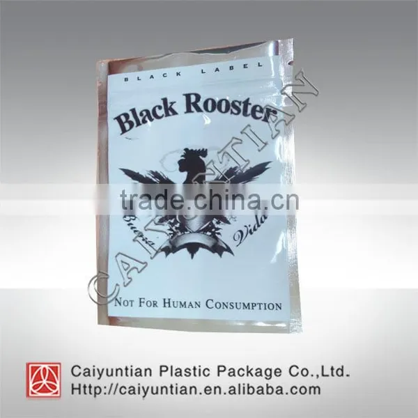 Customized WTF Black Diamond Plastic Packaging Bag photo-2