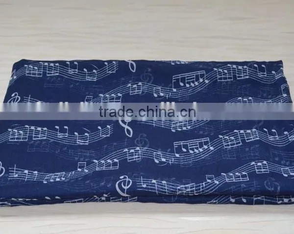 Music Note Printed Fashion Ladies Polyester Circular Scarf Neck Warmer photo-6
