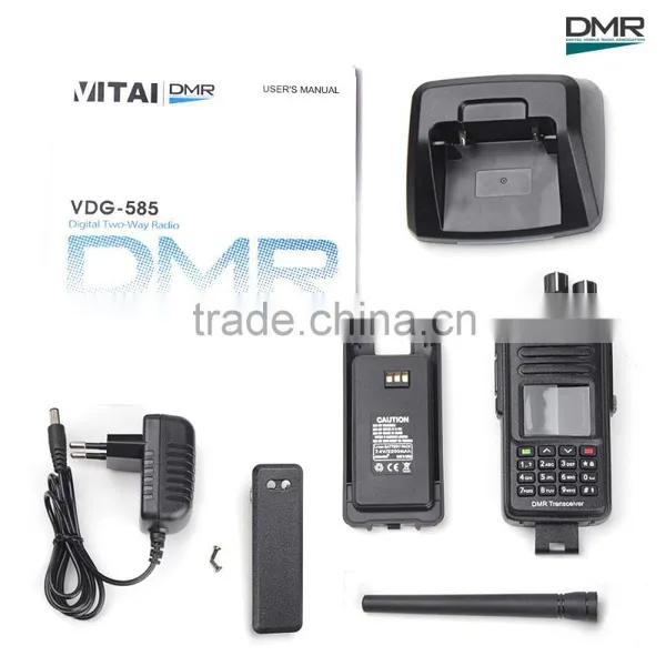 VITAI VDG-585 VHF/UHF 5W 1000CH GPS Function IP67 Waterproof Mototrbo Tier I&II DMR Digital Portable Transceiver photo-6
