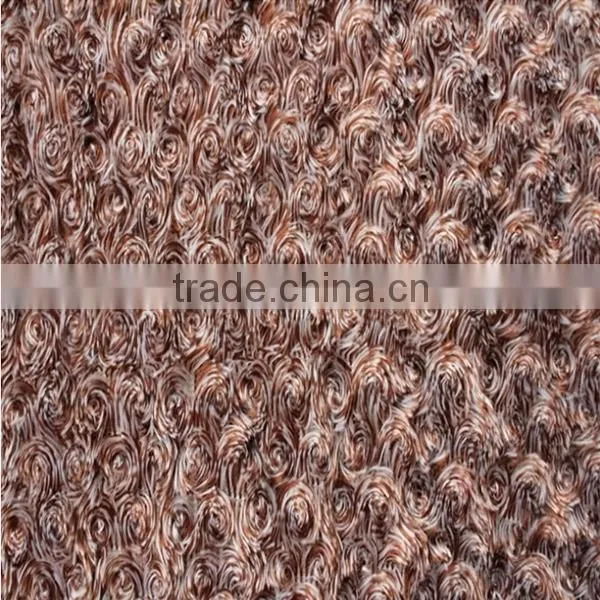 Fashion 100% Polyester Curly Plush Fabric photo-3
