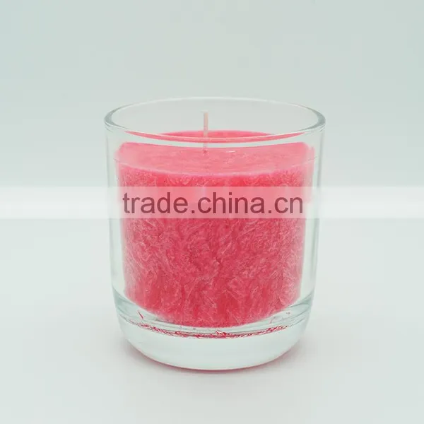 Pink Wax Scented Candle in Glass Jar,multi-colored and Difference Size Are Available photo-2