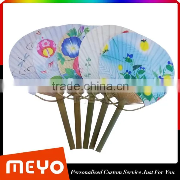 Customized Hand Fan Promotional Wooden Wedding Bamboo Hand Fan Wholesales Gift photo-4