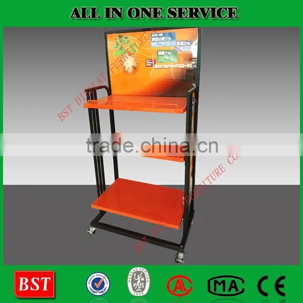 4 Tier Metal Fruit Vegetable Display Racks & Display Shelf photo-2