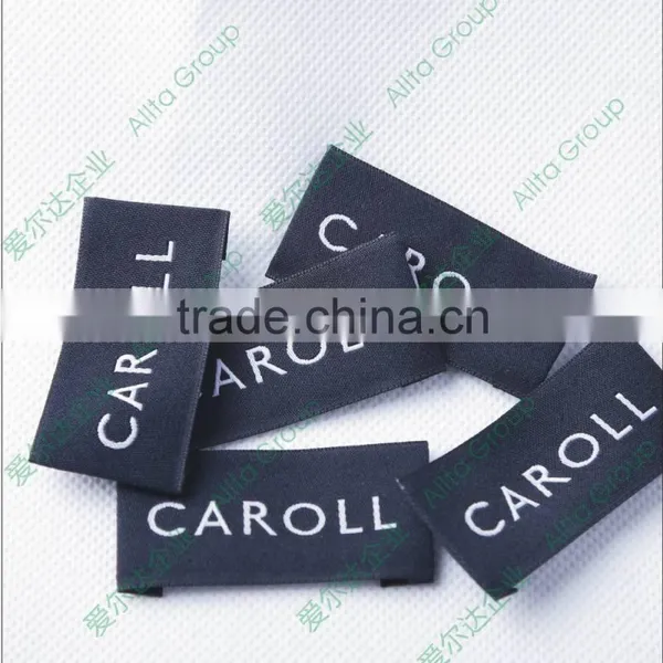 Black Color Cool Stuffed Clothing Woven Labels for Men photo-5