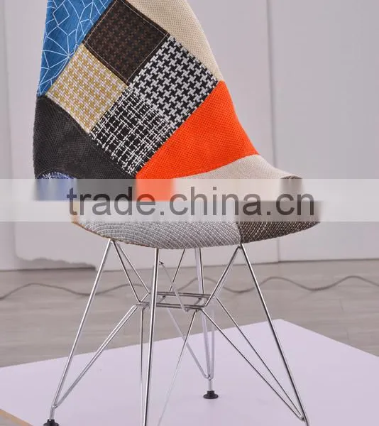 Fashional Living Room Emes Patchwork PP Frame DSR Eiffel Chair photo-2