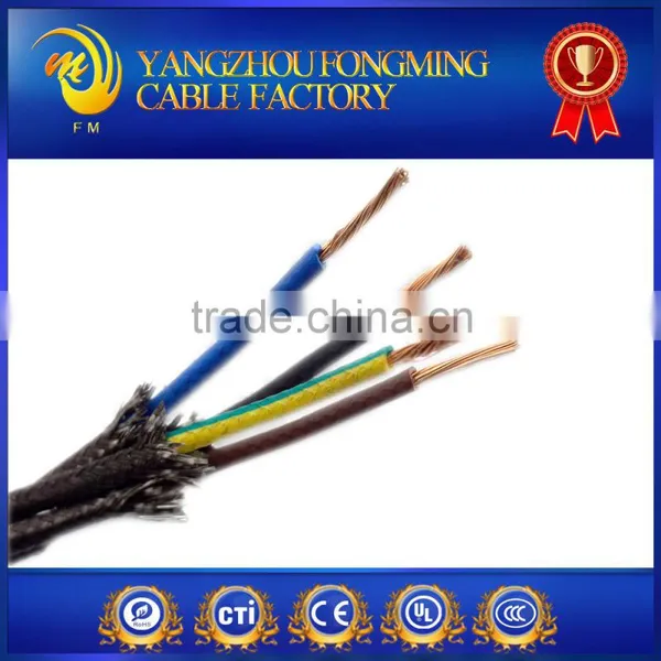 2.0mm2 Cotton Braided PVC Insulation Electric Cable Wire With High Temperature and High Voltage PVC Light Cord photo-3