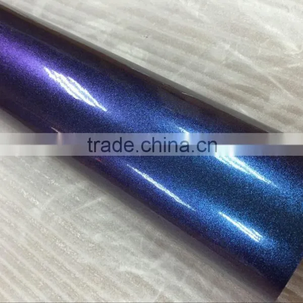 Chameleon Glitter Wrap Film for Car Body Decoration 1.52*20M/Roll photo-4