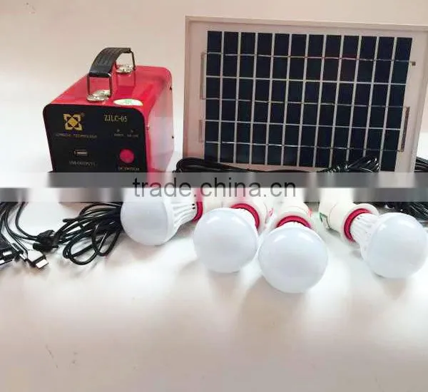 Factory 5W Portable Mini Solar System With Mobile Charger And USB Output photo-3