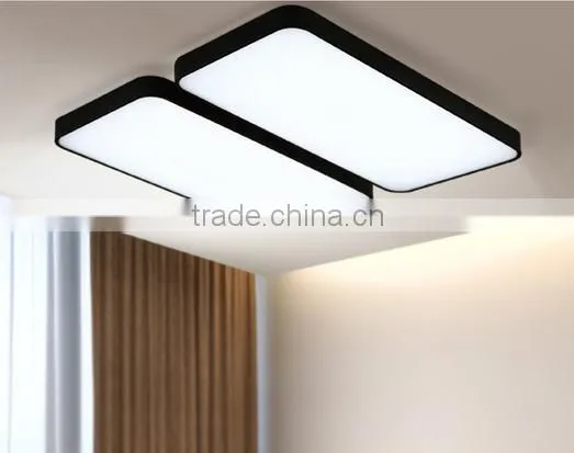 60w+60w Retangular Black Room Light photo-3