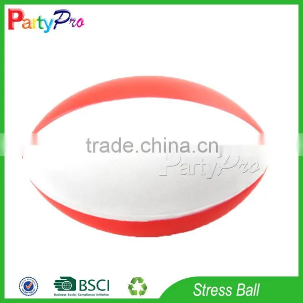 Partypro Hottest High Quality Colorful Custom Logo Wholesale Cheap Rugby Stress Toy photo-3