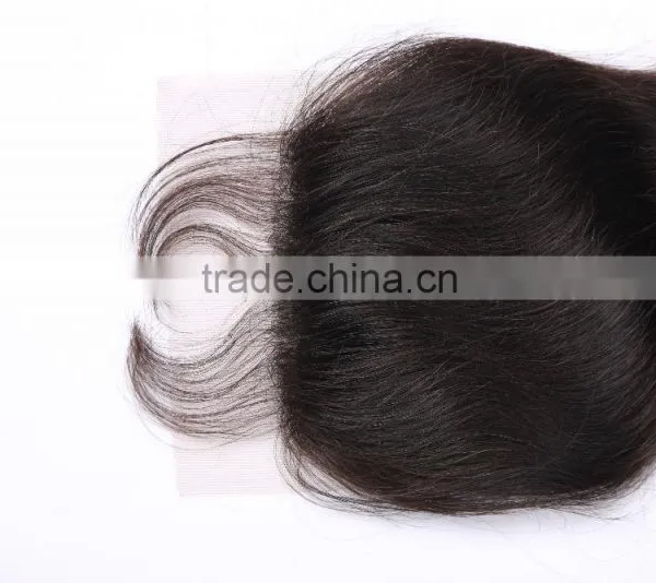 Bleached Knots Brazilian Virgin Hair Lace Top Closure Swiss Lace Unprocessed Human Hair Wigs photo-2