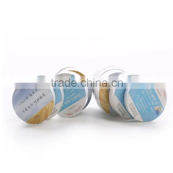 Customized Cotton Portable Tourism Compressed Promotional Towel photo-3