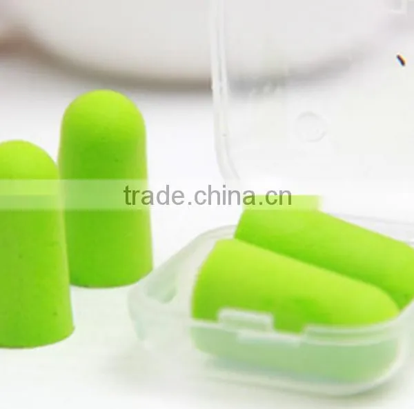 Hot Selling Noise Cancelling Foam Ear Plugs With Cord Sleeping Bullet Shaped Safety Ear Plugs (SNR:36db) Foam Ear Plugs for Sale photo-4