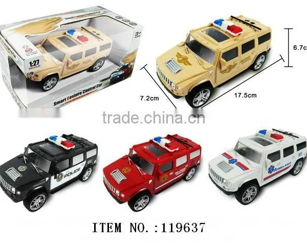 Toys Gesture Control Car W/light W/music, Hand Control Best Police Car for Kidz