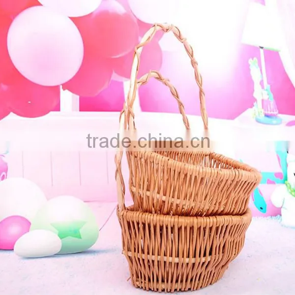 2016 New Decoration Gifts Arts Willow Baskets Wicker Baskets Picnic Baskets Flower Baskets Fruit Baskets photo-2