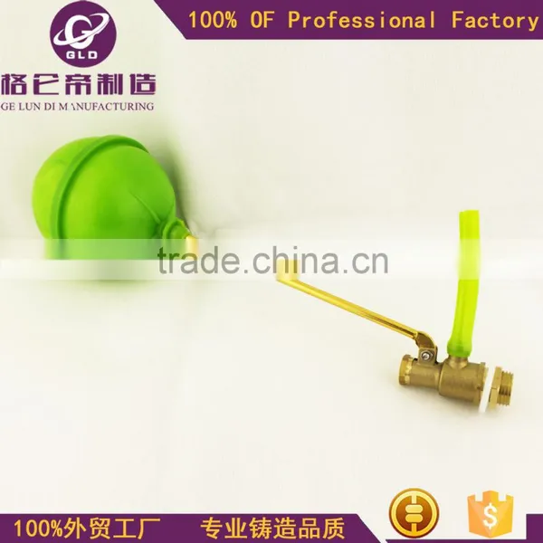 Small Water Tank 1/2 -3/4 Inch Mini Brass Float Ball Valve photo-2