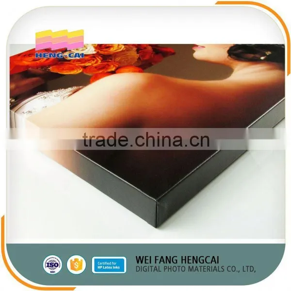 Stretched Waterproof Poly And Cotton Canvas Fabric For Painting photo-6