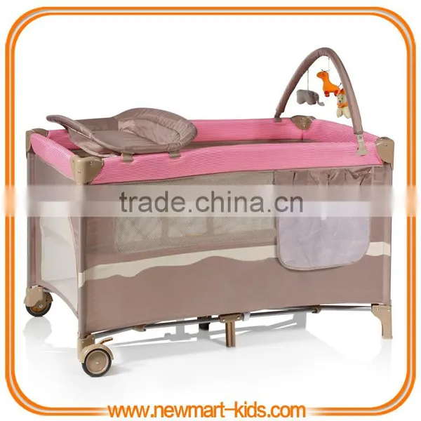 Baby Folding Playpen,good Baby Playpen,baby Pink Playpen photo-3