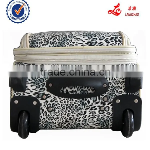 Aluminium Trolley Luggage Middle East Market Leopard Material Aluminium Trolley Luggage Baoding Factory High Quality photo-5