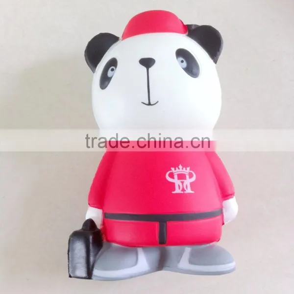 Panda Hotel Service Staff Stress Ball Toys