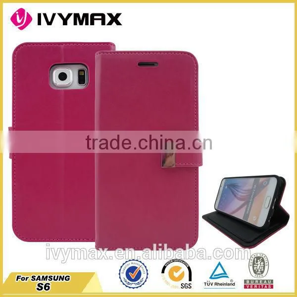 Fashion Wallet Case for Samsung Galaxy s6