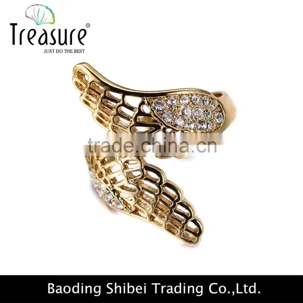 Gemstone Jewelry Swing Shape Diamond Rings Jewelry Men's Ring Golden photo-3