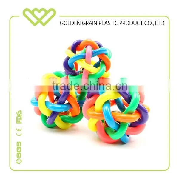 Factoryl Wholesale Pastic Colour Small Bell Ball photo-3