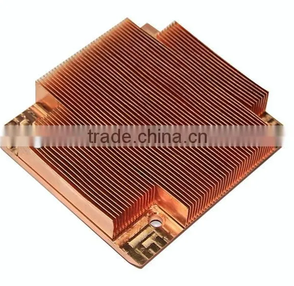 Industrial copper fin heatsink dongguan manufacturer