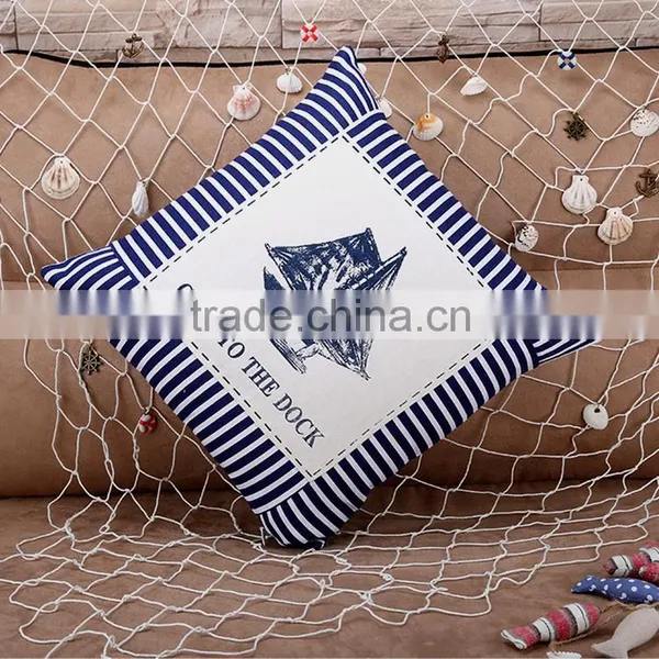Smooth Sailing Decorative Pillow Cotton And Linen Cushion Cover China Supplier photo-2