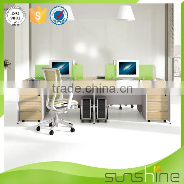 YS-SW01 Office Partition Workstation Computer Desk Willow Tabletop 4 Seats Funiture China Supplier Quality Choice photo-5