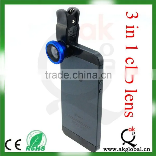 3 in 1 Clip-On 180 Degree Supreme Fisheye + 0.67X Wide Angle+ 10X Macro Lens For IPhone 6 photo-6
