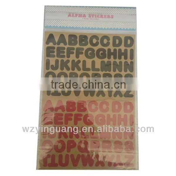 Self Adhesive Kraft Paper Label Sticker Printing
