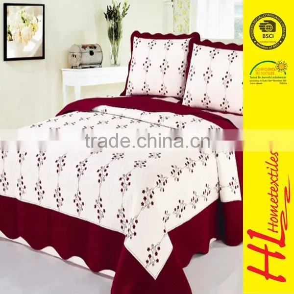 OKTEX 100 approved elegant bedspreads,full fitted bedspreads,satin bedding set