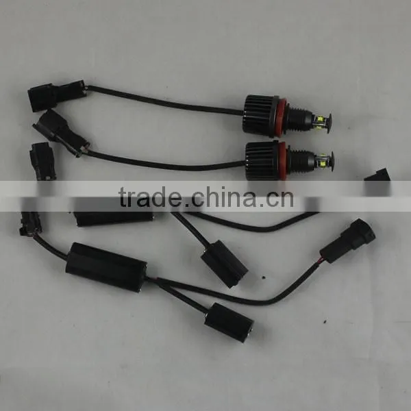 Angel Eye With H8 40w Led Headlight Car Angel Eyes Light High Power 12v Led Marker Lamp for Bmw E92 E93 E60 E61 photo-5