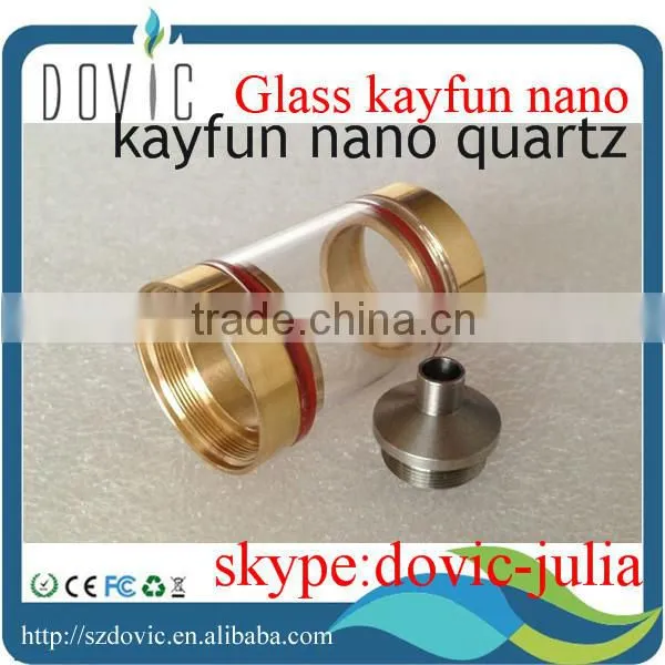 Ss&pyrex Short/long Clear Kayfun Nano Quartz Glass Tank Kayfun Nano With Factory Price photo-4