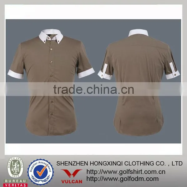High Quality Tailored Fitted Young Men Fashion Dress Shirts
