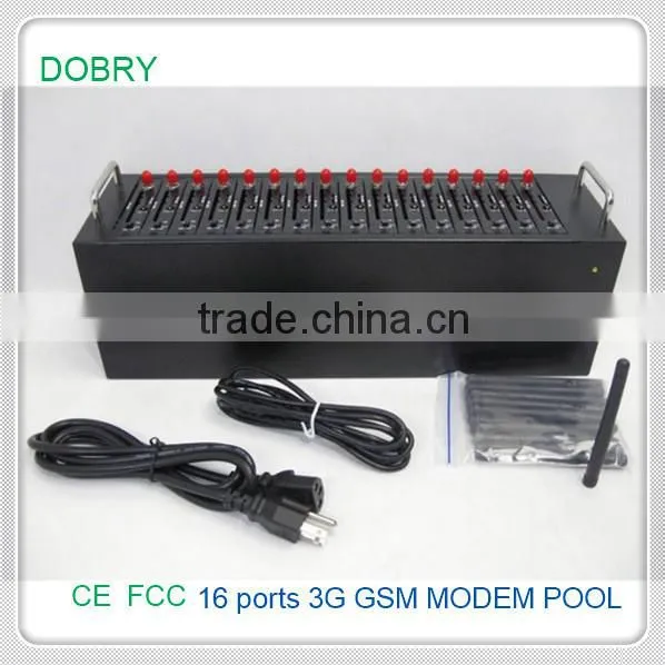 High Quality 16 Channels GSM GRPS Modem Pool STK Recharge AT Command IMEI Changeable photo-2