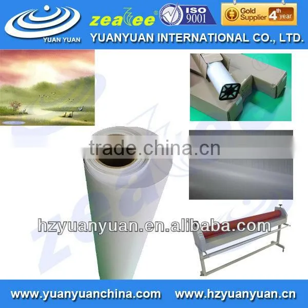 Glossy Pvc Cold Lamination Film for Protect Photo Paper in Roll