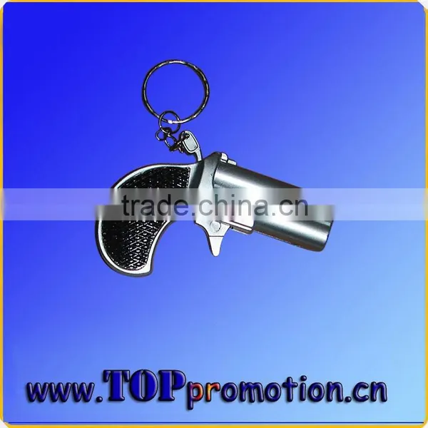 gun shape mini flashlight with keychain 16111269