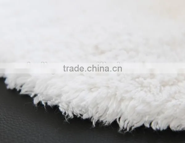 White Hotel Bath Rug Cotton Hand Make Rug photo-2