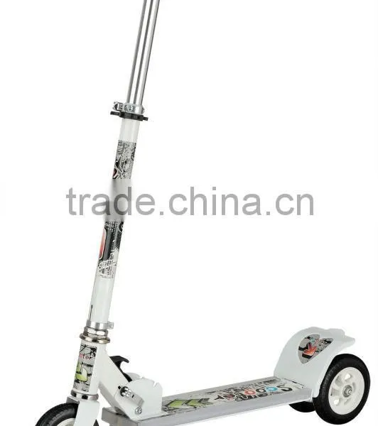 Town and Urban 3 Wheels 125mm Aluminum/steel Kick Scooter for Child and Teenager/adult Scooter for Sales MB-775B Rubber Wheels