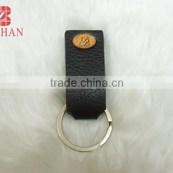 Leather Carabiner Keychain/Fashion Gentleman Jewelry Leather Keychain