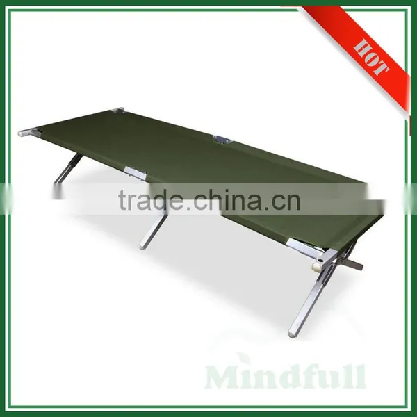 OEM Wholesale 600D Outdoor Aluminum Frame Military Adult Camping Bed photo-4