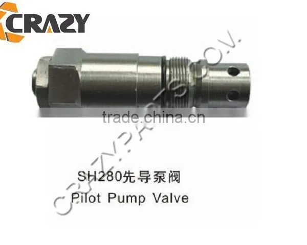 Excavator Spare Parts SH280 Pilot Pump Valve