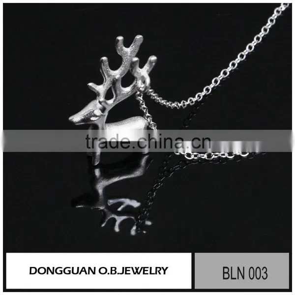 2016 New Matte Necklace New Fashion Pure Silver Jewelry photo-2