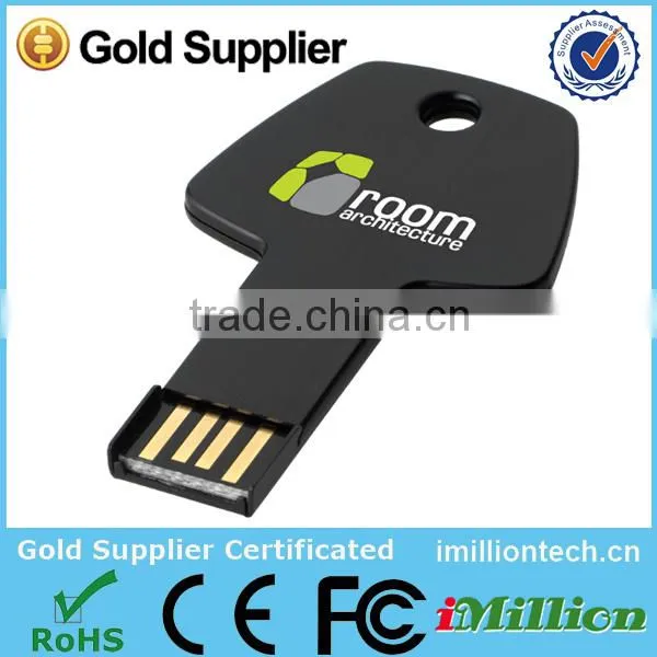 USB2.0 Flash Memory Black 16GB Metal Key Stick Drive Storage Thumb U Disk photo-3