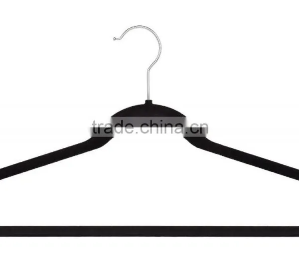 Black Flocked Suit Hanger Basic Item