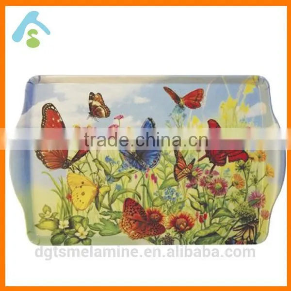 Creative New Design Melamine Tray With Handle photo-4