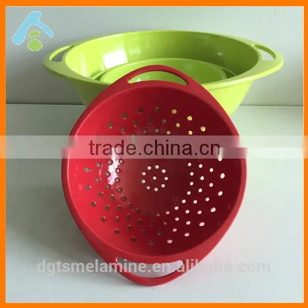 Reusable Melamine Large Colander Bowl With Handles photo-2