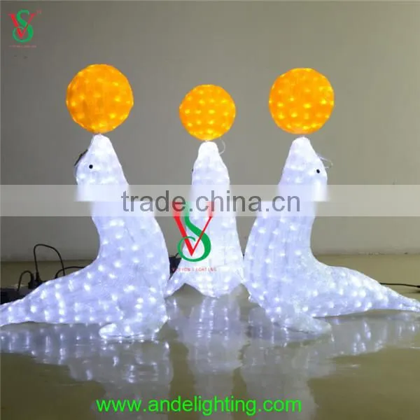 Christmas Toy Sea Lion Figure Light photo-3